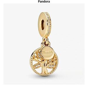 New Pandora Sparkling Family Tree Dangle Charm